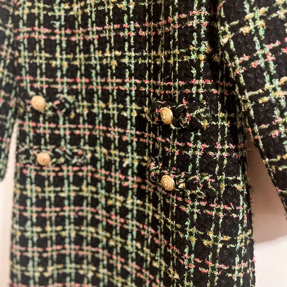 Tuckernuck Holly Tinsel Tweed Long Sleeve Jackie Dress NWT size XS - Picture 4 of 10